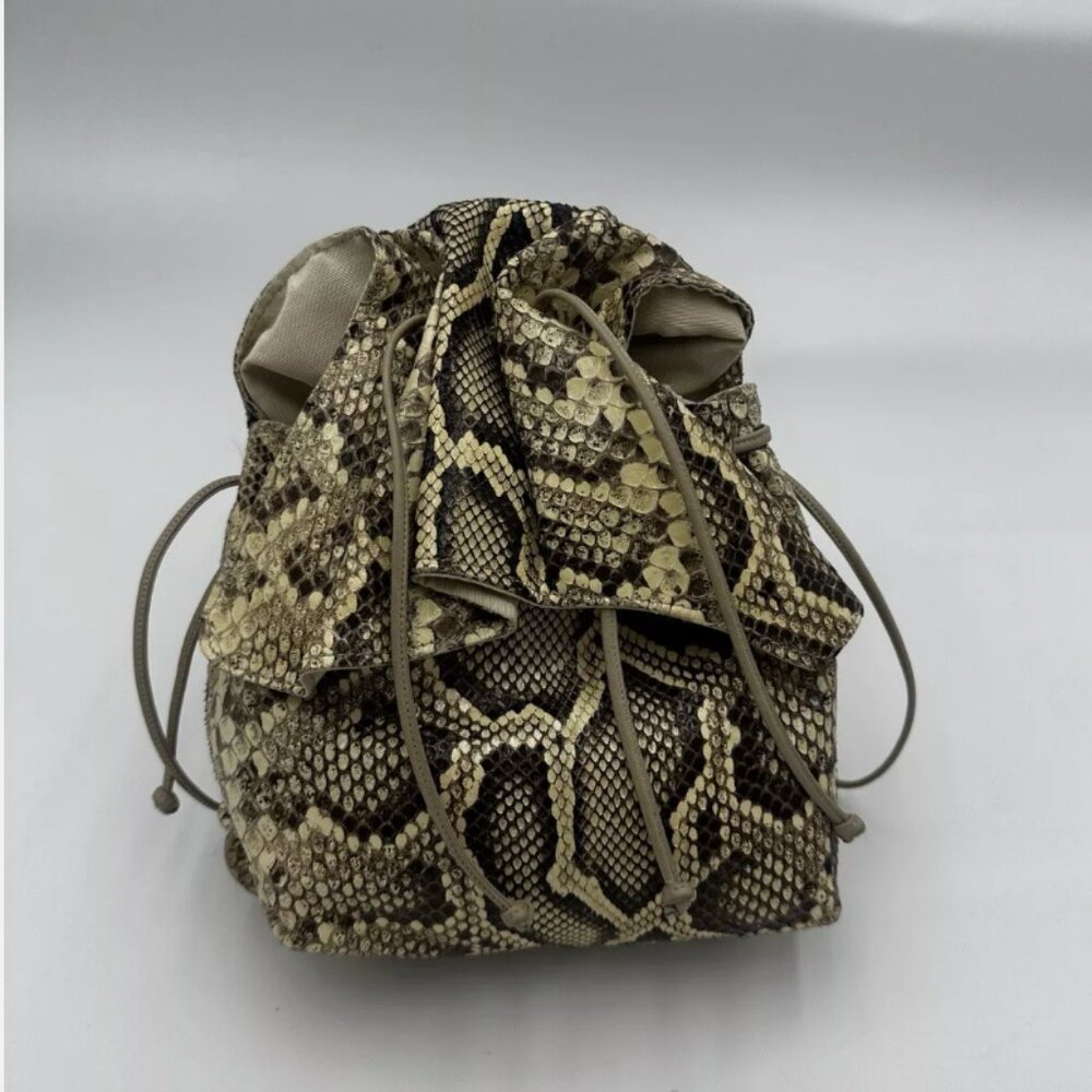 Vintage Carlos Falchi Python Leather Purse